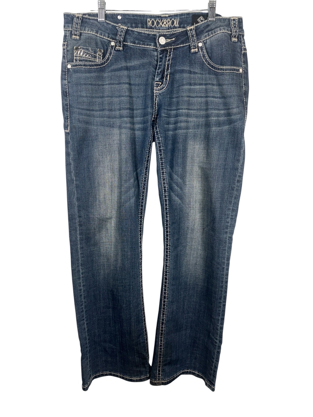 Rock & Roll Cowgirl Women's Blue Bootcut Jeans